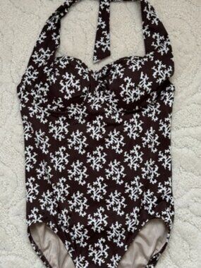 Lands End One Piece Bathing Suit